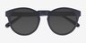 Taylor Matte Navy PlasticSunglass Frames from EyeBuyDirect, Closed View