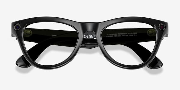 Jet Black Ray-Ban Meta Skyler -  Plastic Ai-glasses