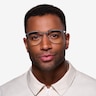 Ember Argenté MétalMontures de lunettes de vue pour Hommes d'EyeBuyDirect