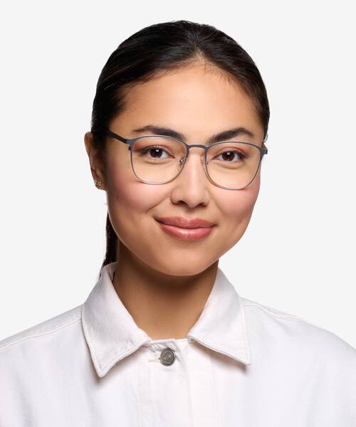 Silver Ember -  Metal Eyeglasses