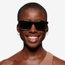 Sun Sydney Black AcetateSunglass Frames for Women from EyeBuyDirect