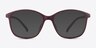 Saint Lou Burgundy PlasticEyeglass Frames from EyeBuyDirect, with Tinted Lenses